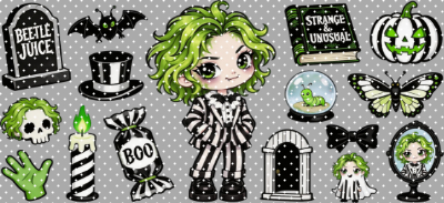 16oz Halloween-J  2880